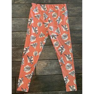 Lularoe Dinosaurs TC Leggings Dino Skeletons Bones Fossils